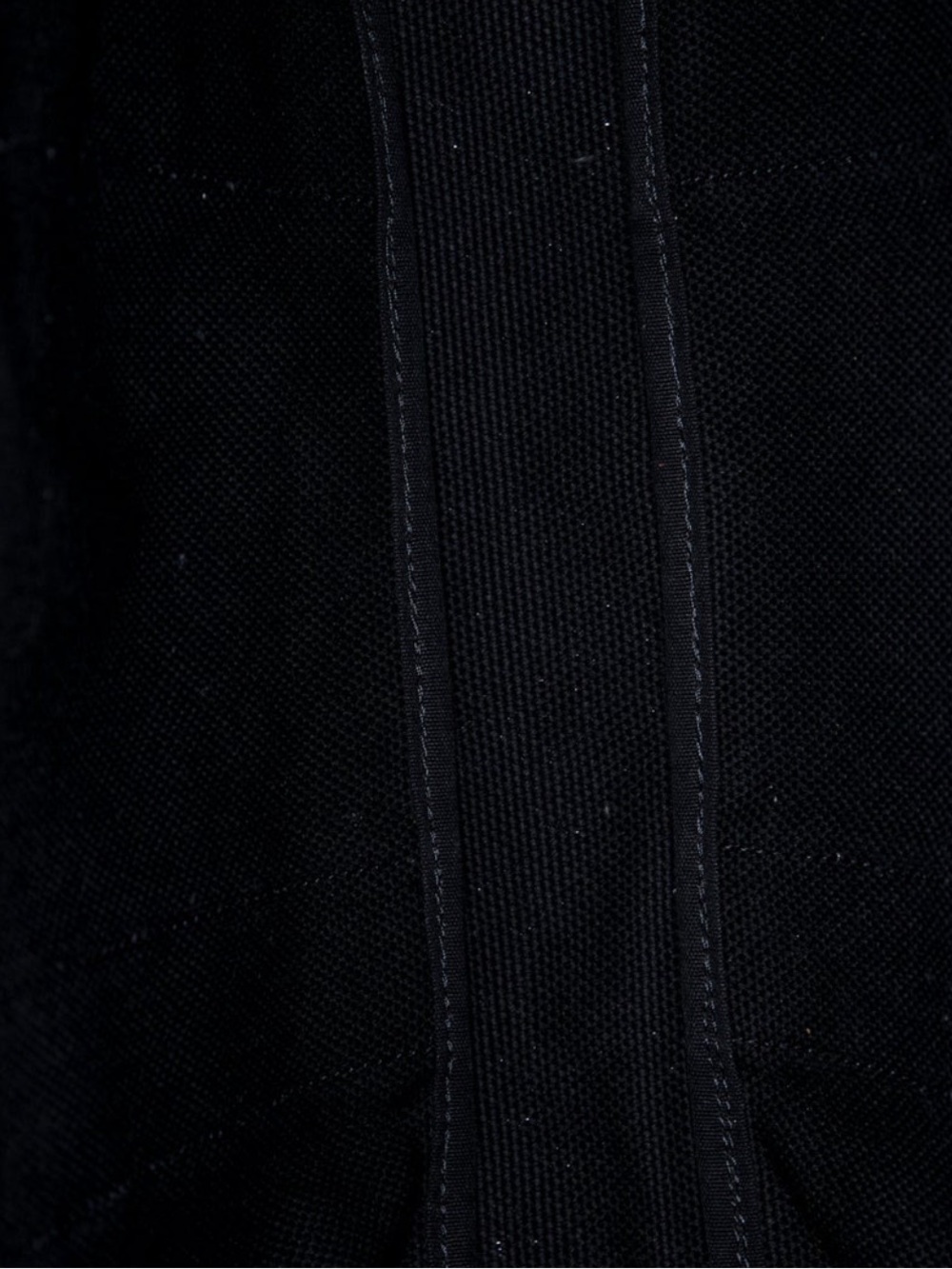Tory Burch Black Canvas Logo Tote - Picture 7 of 11